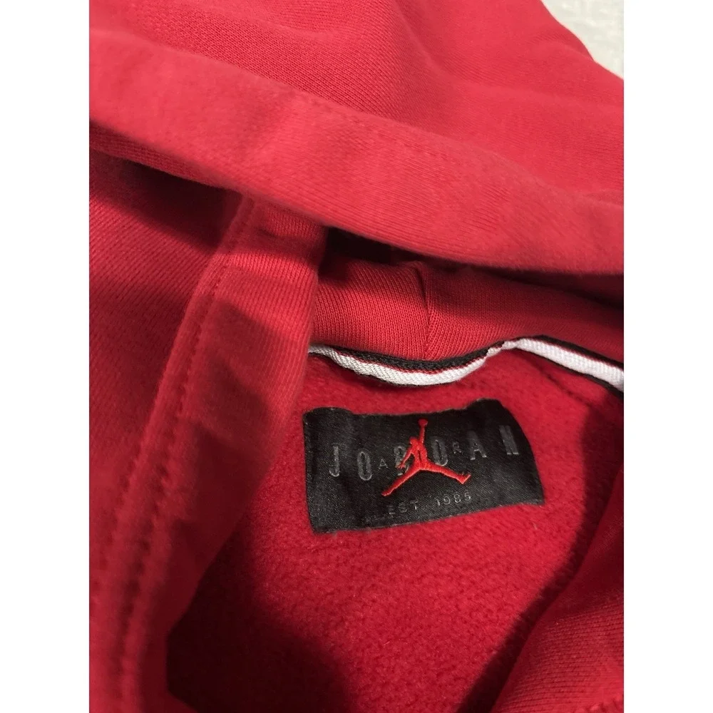 Nike Jordan Essentials Fleece Pullover Hoodie‎ Gym Red Men's 2XL DA9818-687